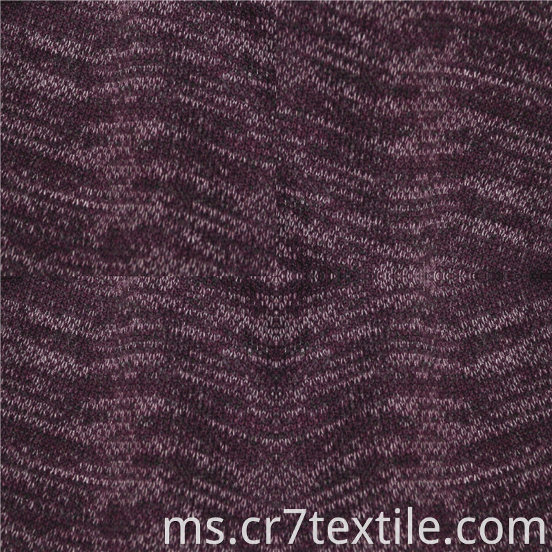 Breathable 4 Way Spandex Dyed Coarse Knitted Jersey Fabric